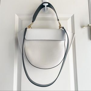 Wandler Medium Hortensia Shoulder Bag White & Nude